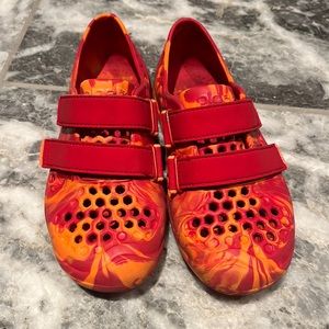 Plae Mimo water shoes in red/orange